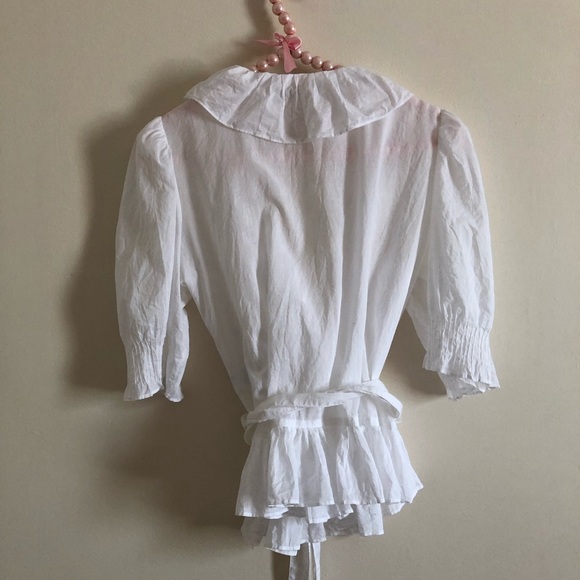 Polo wrap blouse - Picture 3 of 6